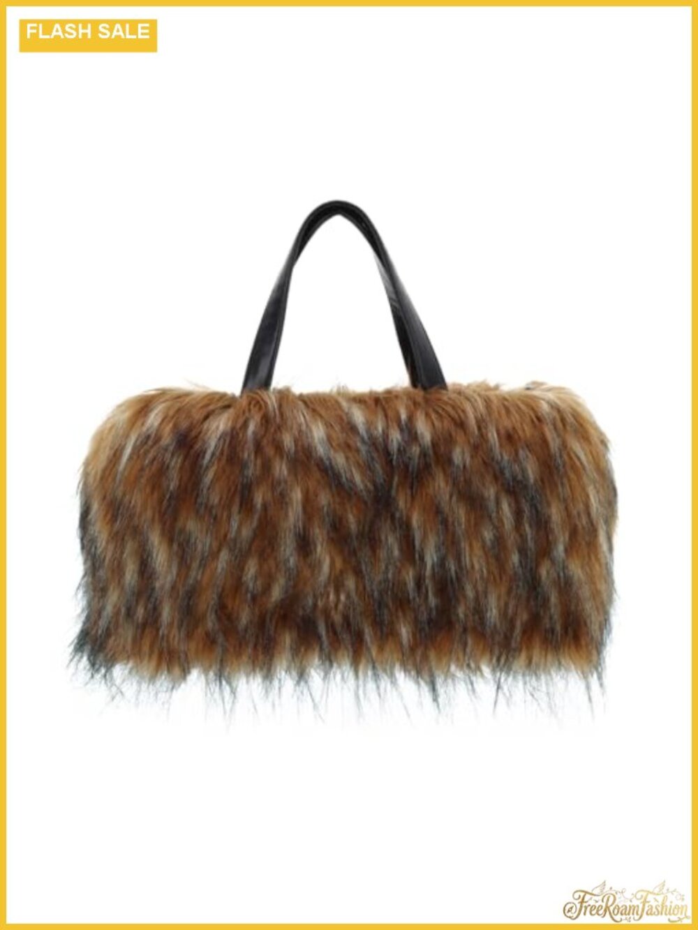 Faux Fur Tote Bag for Women Winter Furry Handbag Y2K Plush Purse
